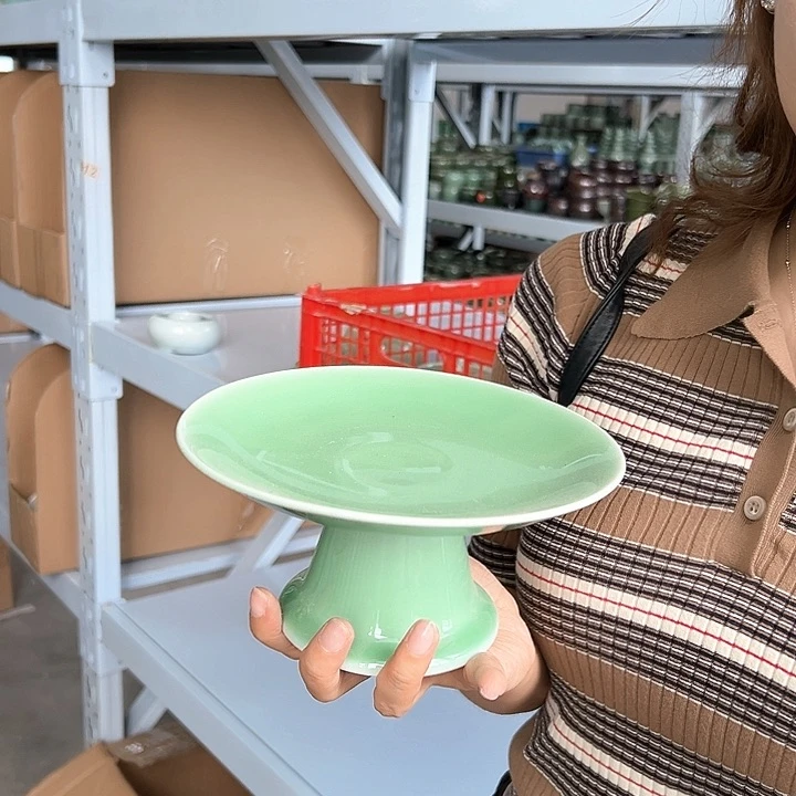 龙泉云间青瓷小米茶器