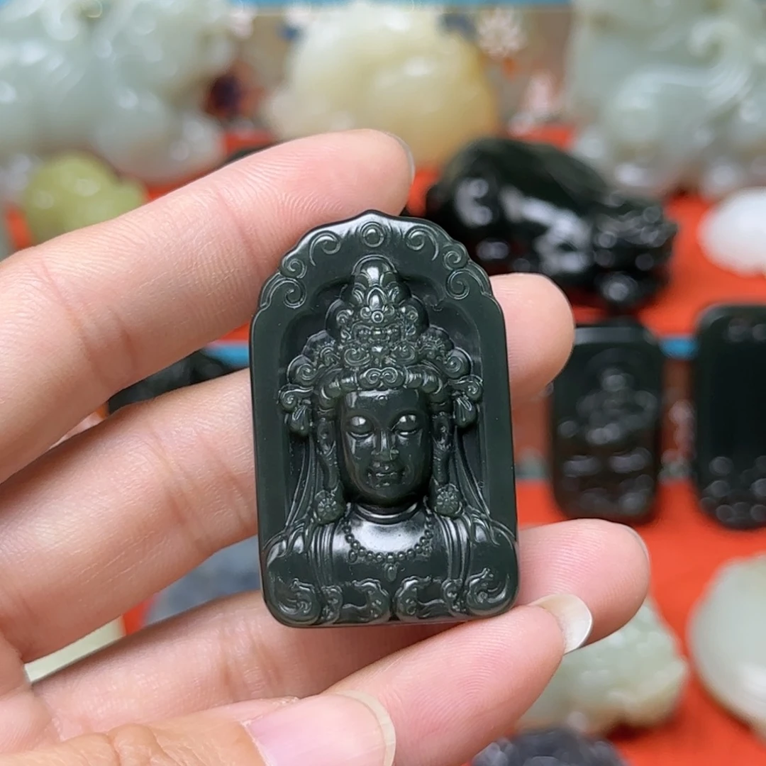 未镶嵌和田玉（糖玉）挂件