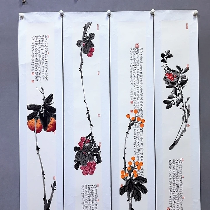 国画亲笔手绘放心去藏