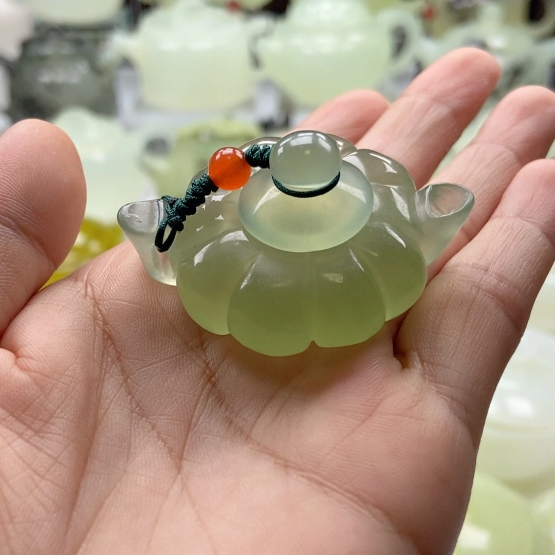 蛇纹石玉未镶嵌手把