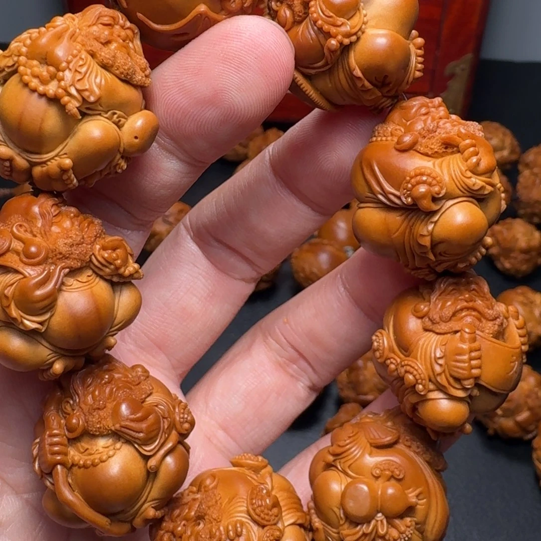 天***同橄榄核手串/手链达摩