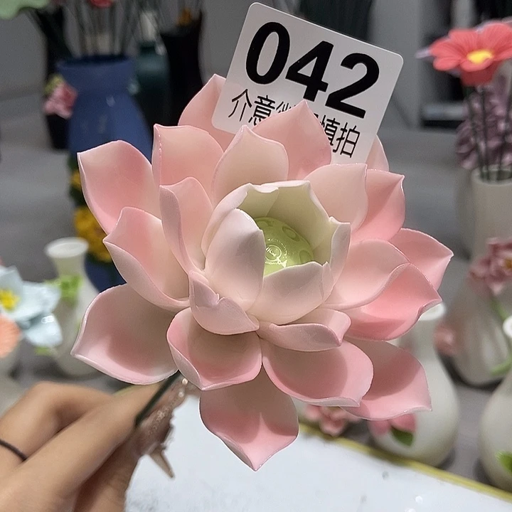 陶瓷纯手工捏花设计