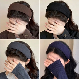 外出百搭软糯宽边发箍女2026新款高颅顶洗脸头箍洋气时尚压发