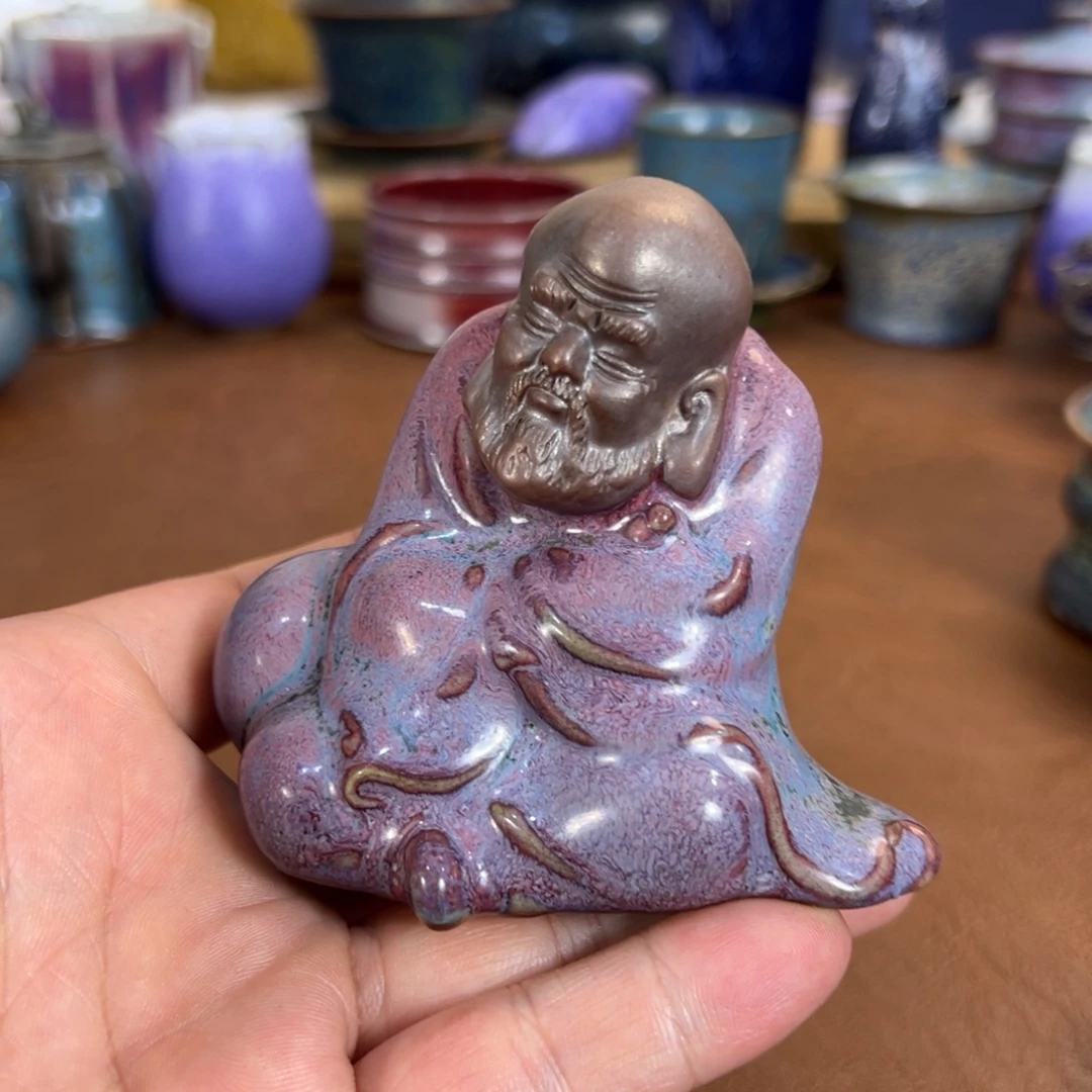 摆件瓷神垕钧瓷原矿高端推介微微瑕