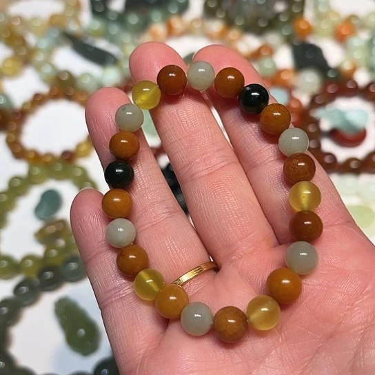 蛇纹石玉未镶嵌手串