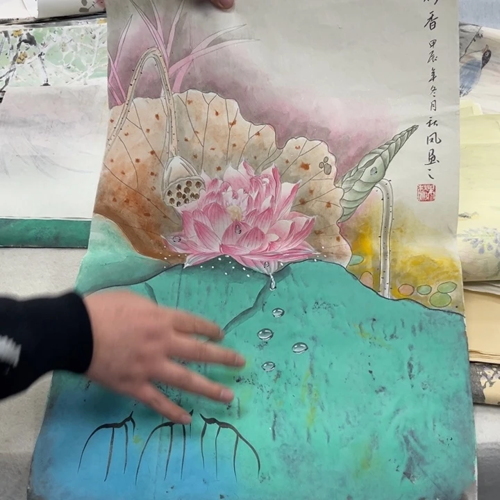 国画绘画手绘作品