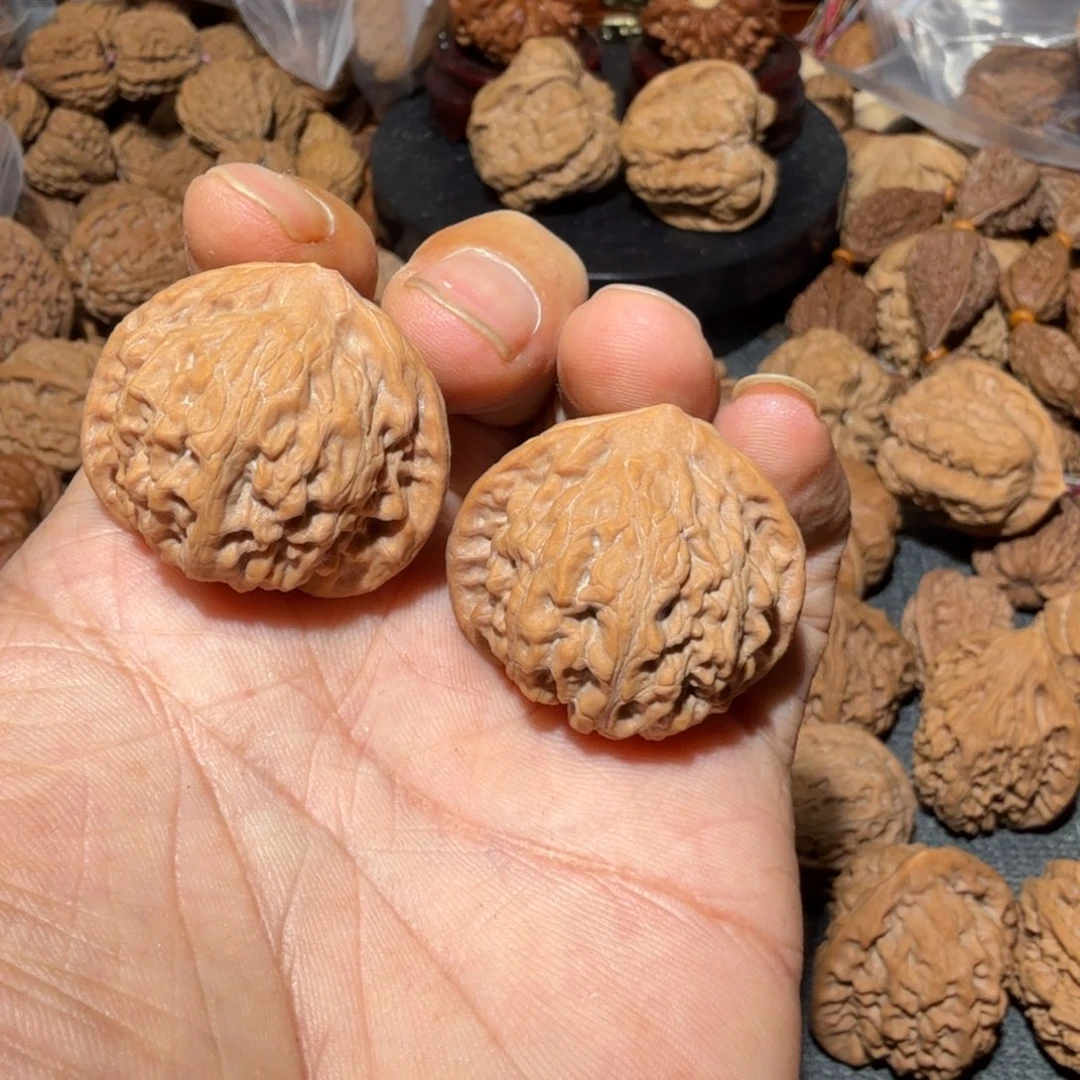 把件文玩核桃平谷寿桃35
