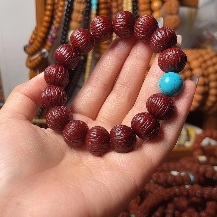 吊坠猴头核桃凤羽1617