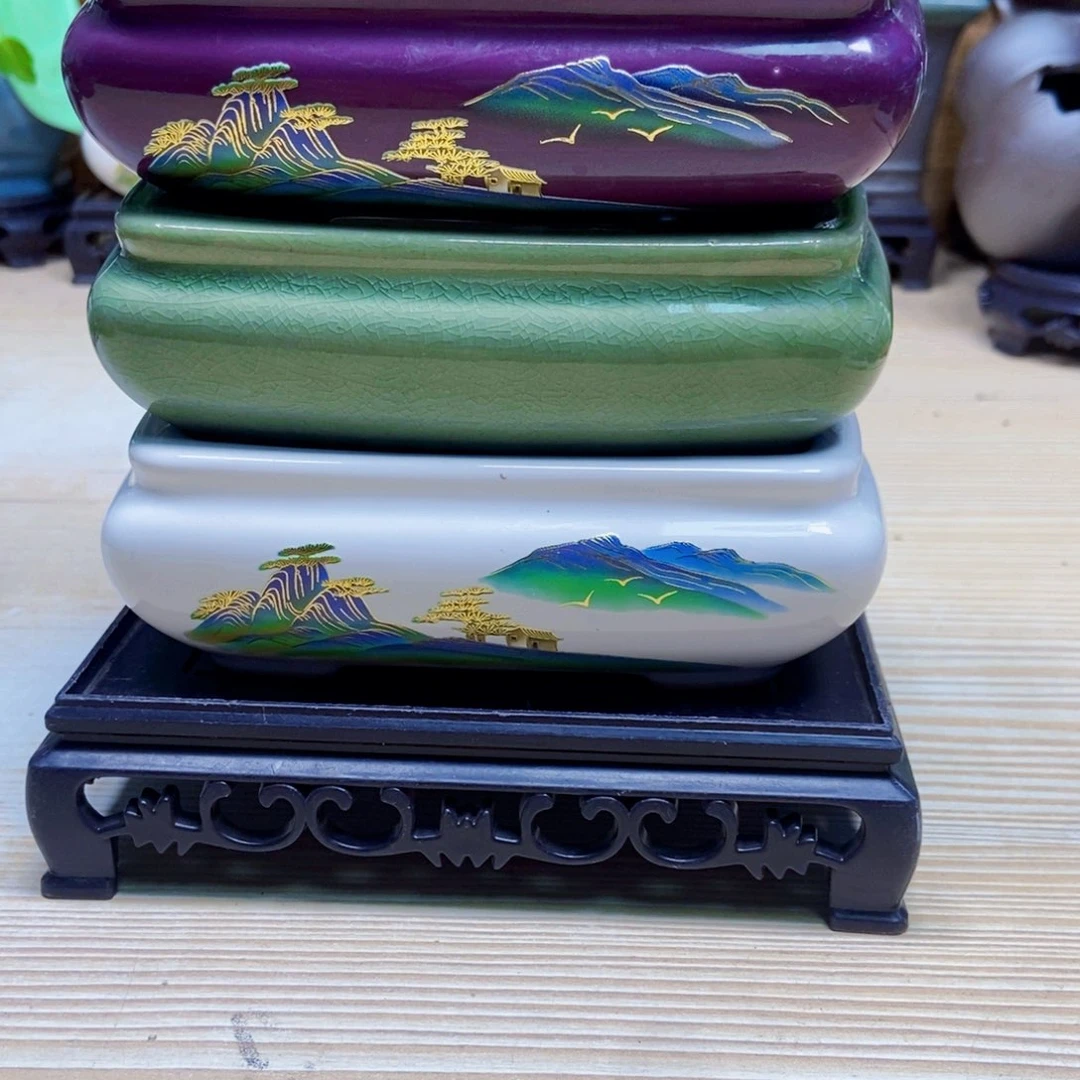 瓷片陶瓷花盆陶瓷艺术