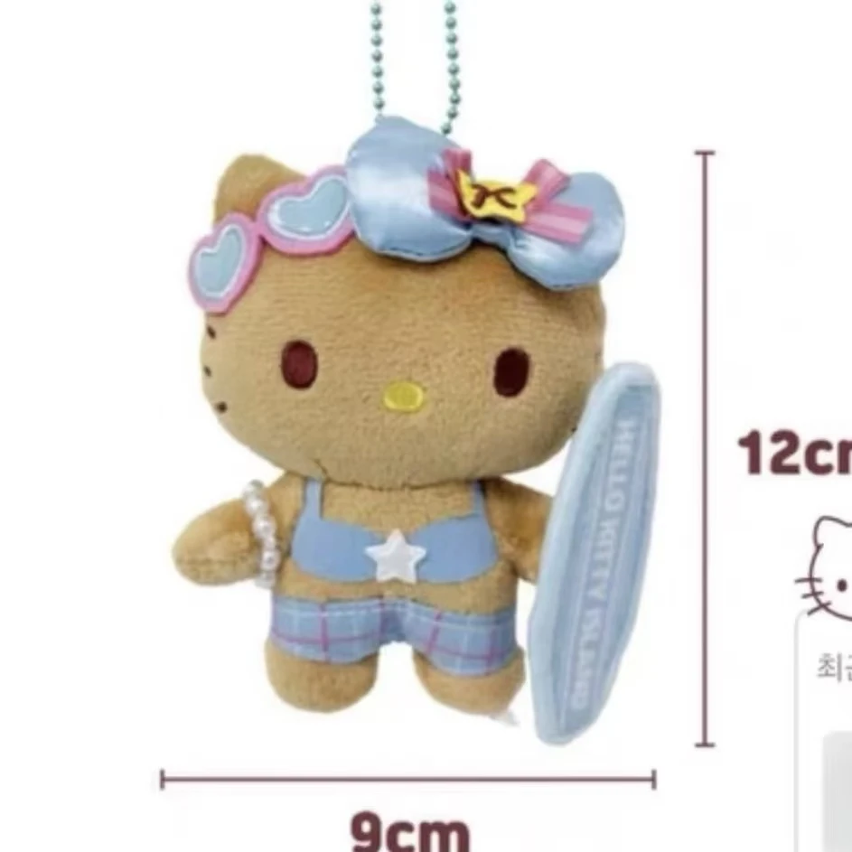 【韩版限定】正版HELLOKITTY冲浪板KT黑皮辣妹海女挂件（一周到）
