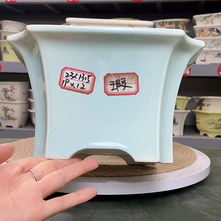 紫砂宜兴紫砂花盆