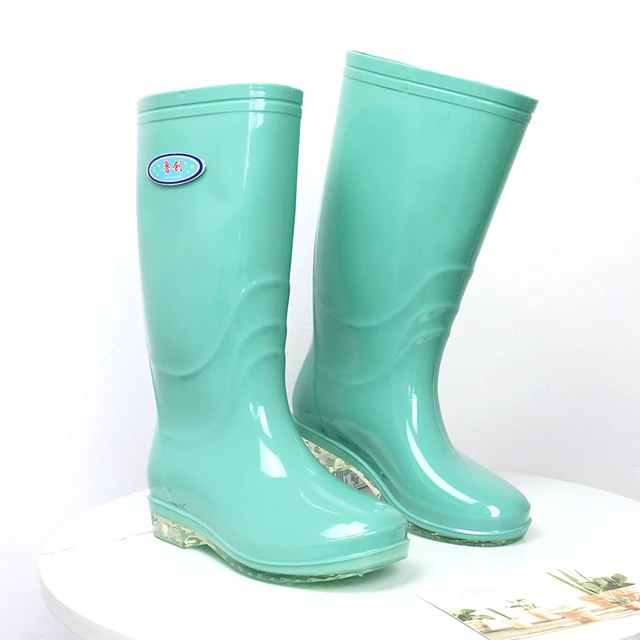 新款女士雨靴防水保暖学生时尚胶鞋高筒防滑耐磨水靴四季通用雨鞋