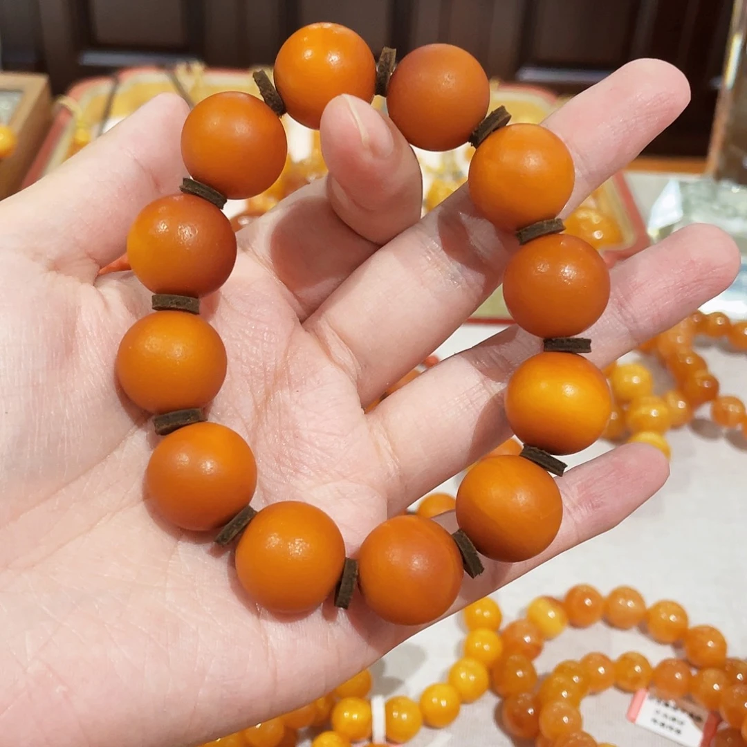 蜜蜡手链未镶嵌手串