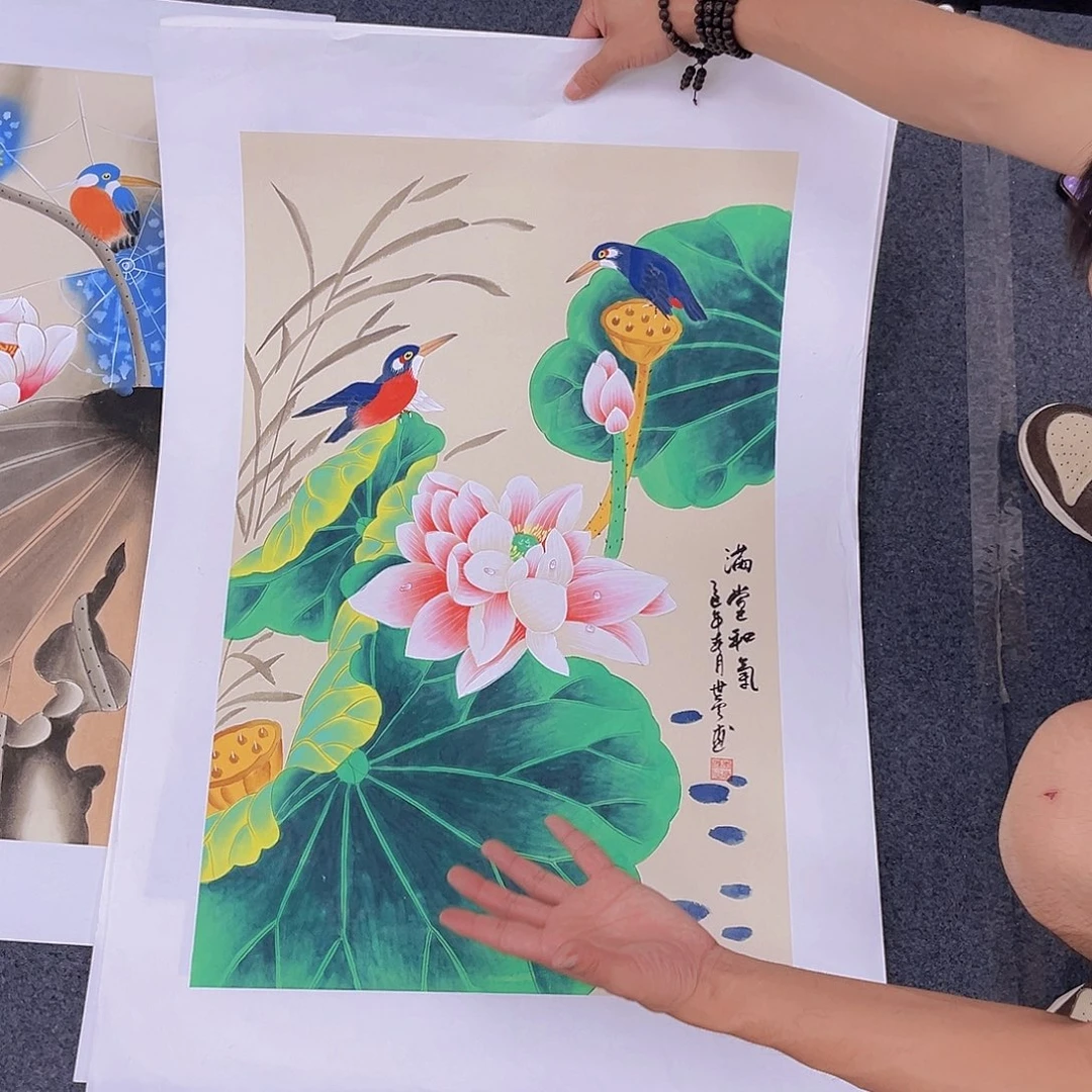 国画宣纸国画纯手绘作品