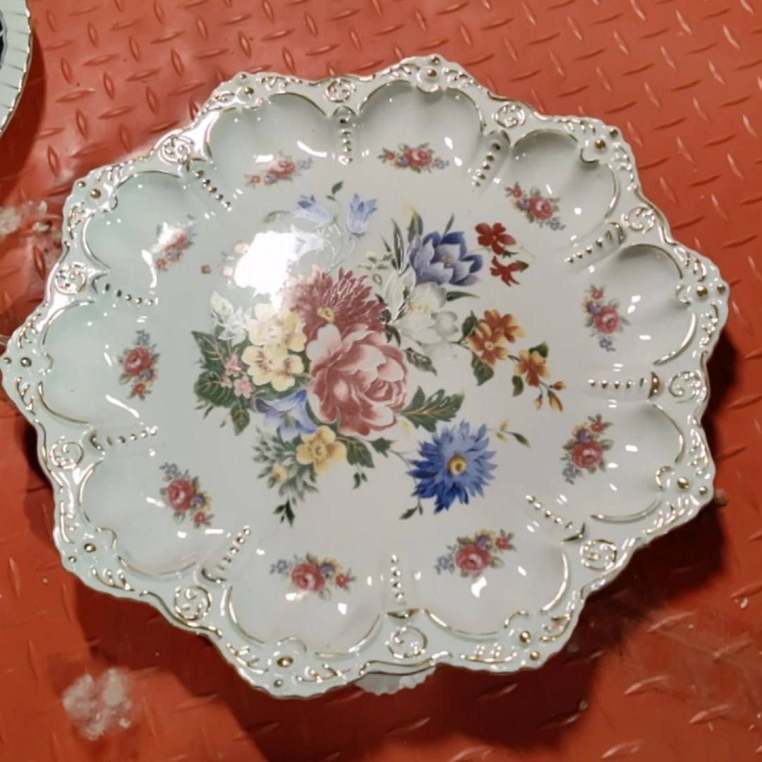 陶瓷老货库存盘子默认岁月痕迹不退换