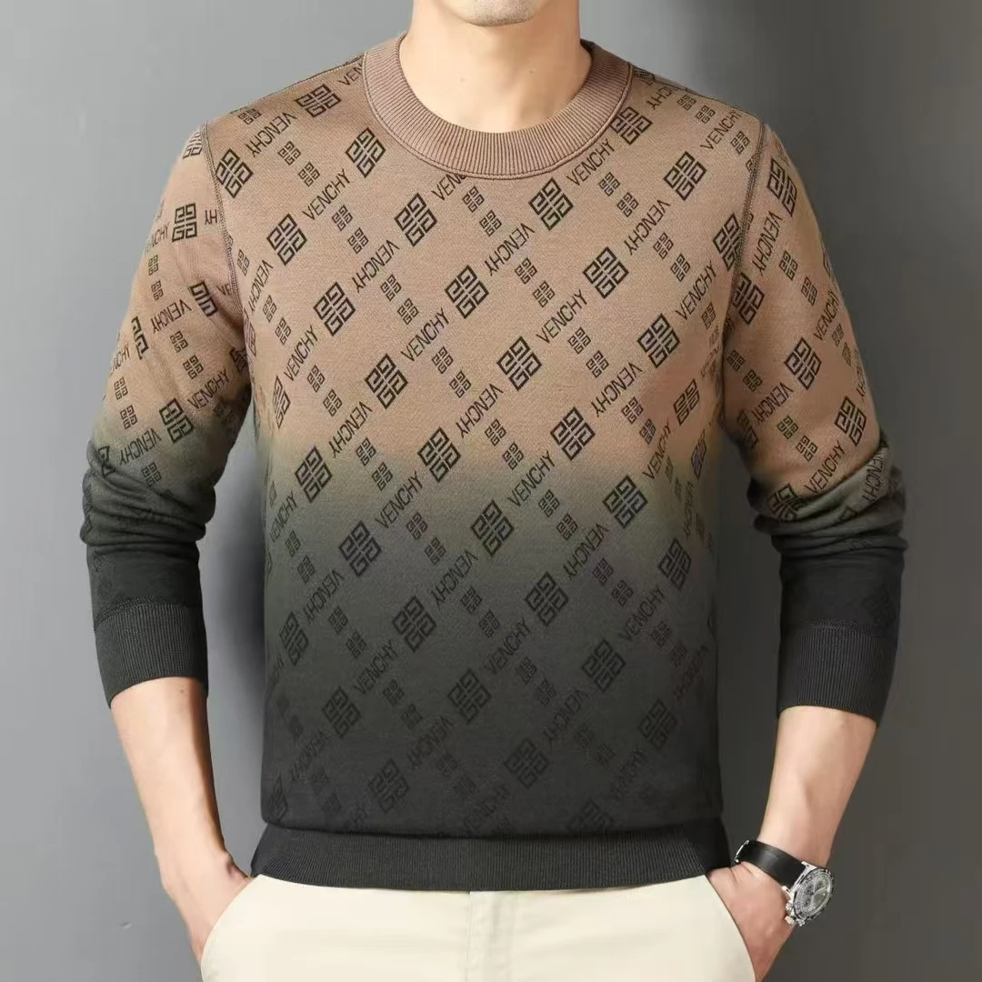 冬季时尚针织男士针织衫长袖（400~500）