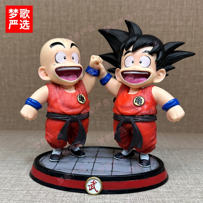 悟空克林送牛奶14cm童年回忆修行第一弹七龙珠手办GK摆件动漫模型