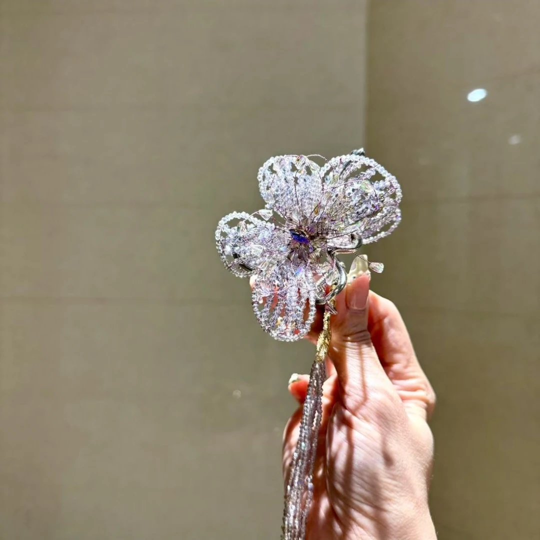 【莫奈海之星】玉蝶系列蝴蝶抓夹流苏发夹设计气质高级感日常百搭