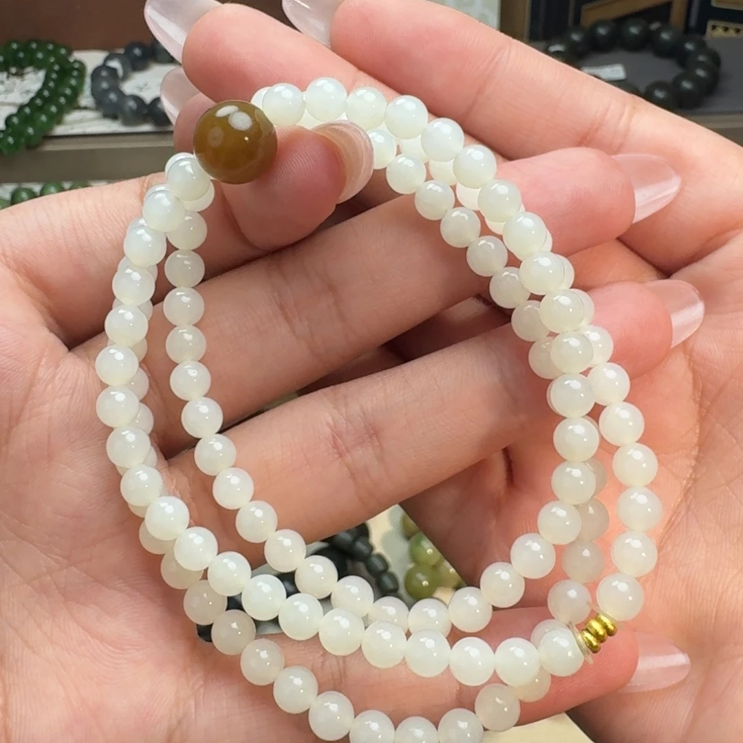 和田玉未镶嵌手链