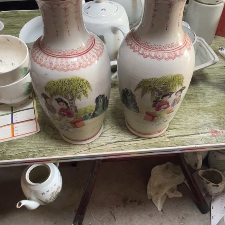 清***霞都是瑕疵品看好下单花瓶两个