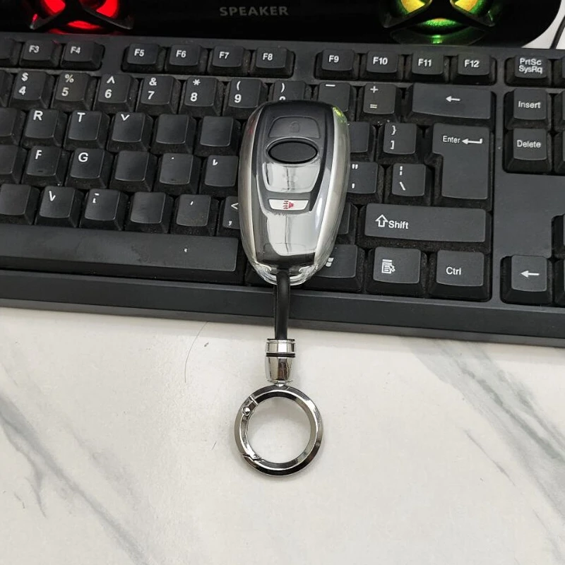 适用斯巴鲁旭豹车钥匙套斯巴鲁wrx森林人brz傲虎钥匙套软壳全包扣