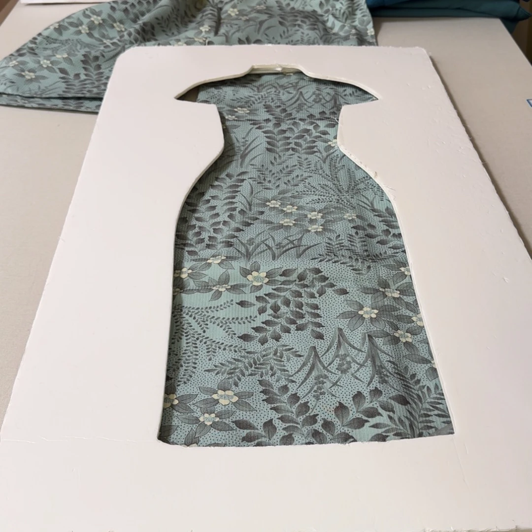 428天青蓝水墨草花