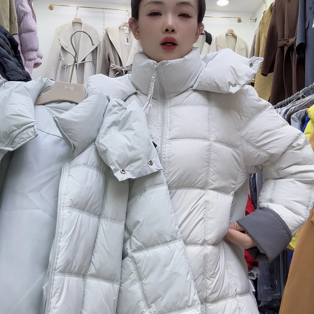 8811款石墨烯棉服灰色和浅蓝色