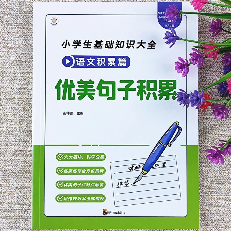 小学生基础知识大全1-6年级语文优美句子积累语文作文入门训练书
