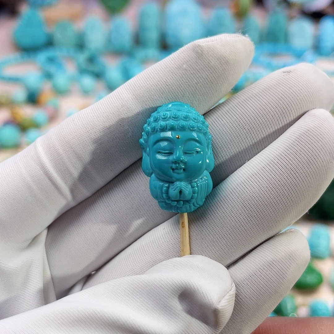 绿松石珠宝奇石未镶嵌