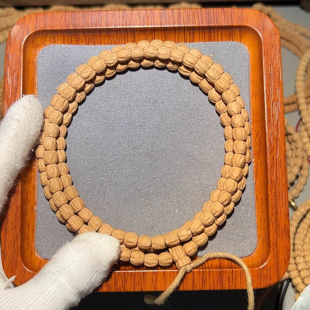 柏香籽/百香籽手串欠*蹬油皮直切筒顺6.5+