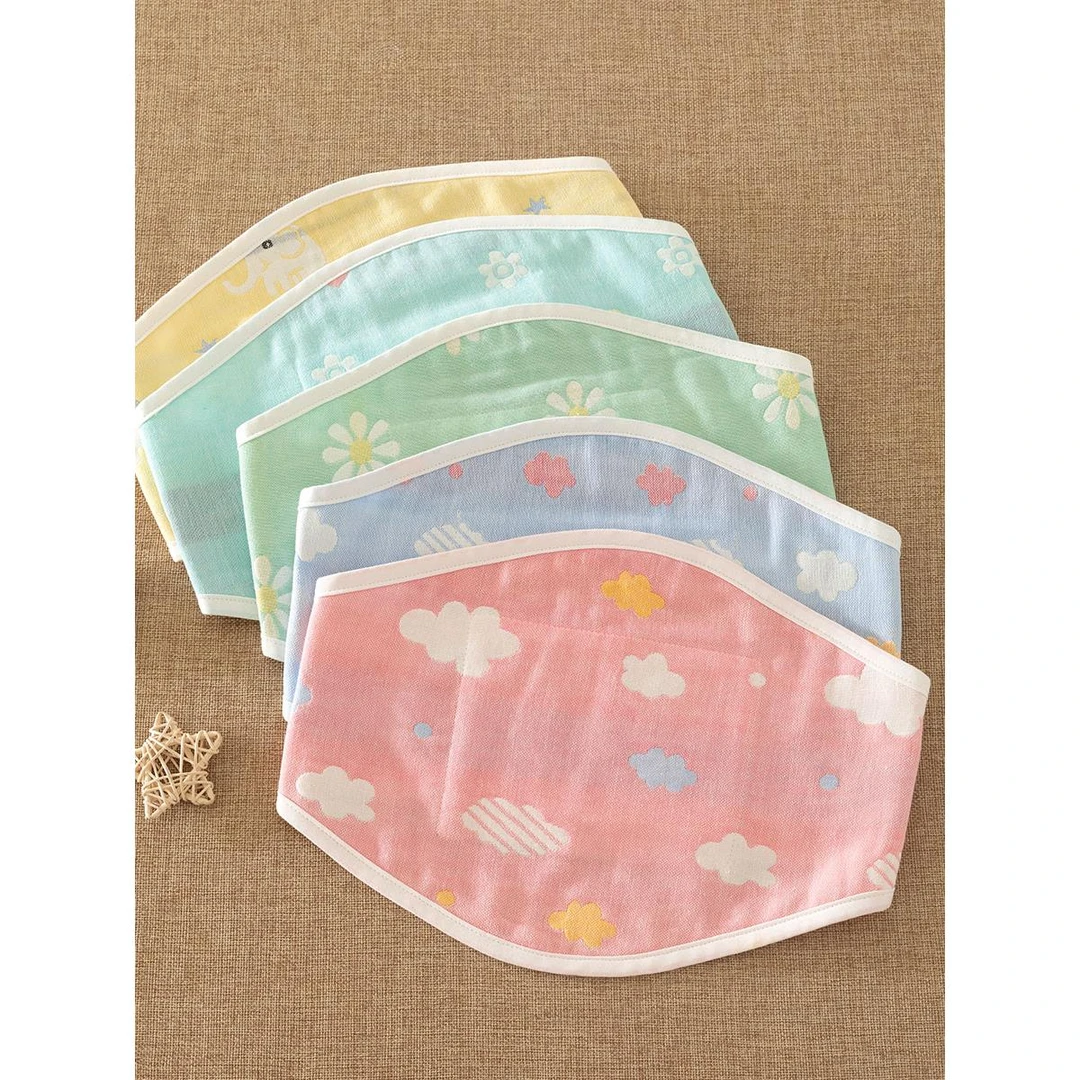 儿童纯棉纱布护肚围中大童宝宝护肚围夏婴儿睡觉防踢防凉肚脐围