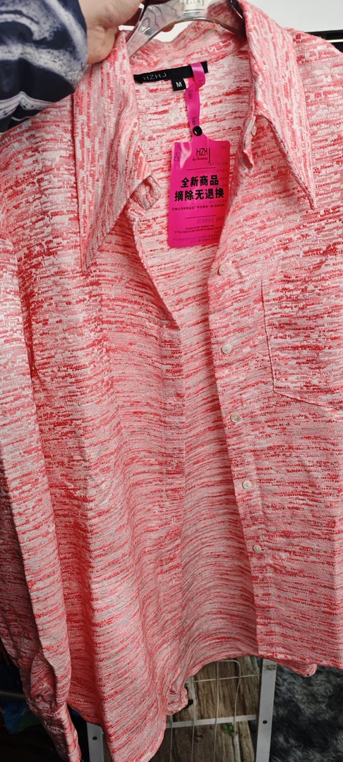 HZHJ原创设计师款浪漫粉休闲外套019
