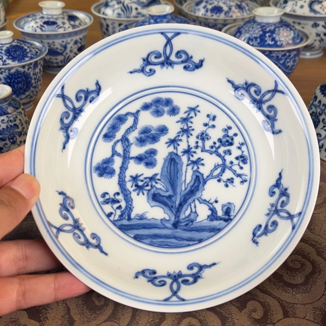 瓷片微瑕景德镇陶瓷壶承