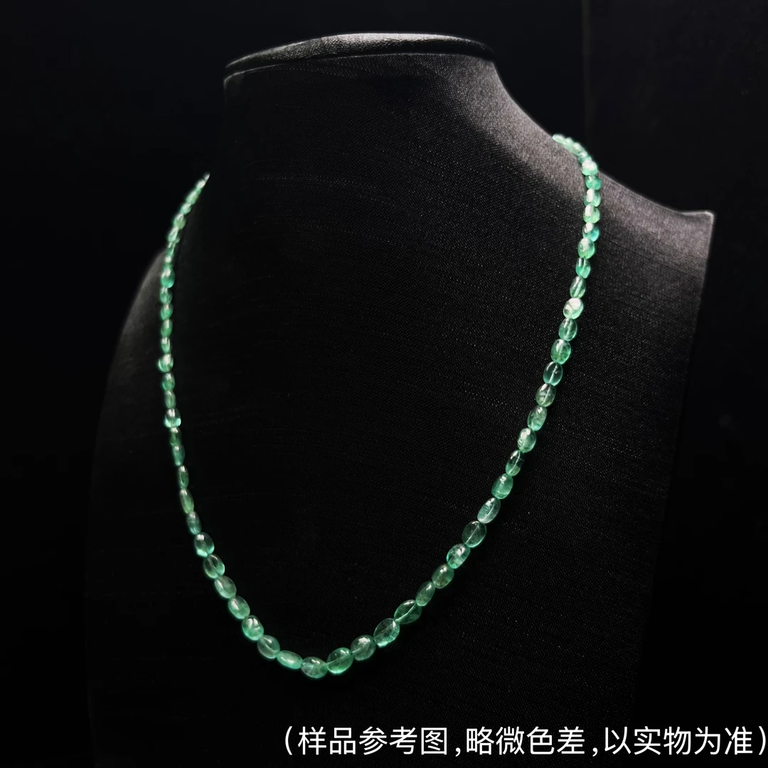 祖母绿随形S925项链（多样性发其一）YD-7811-2