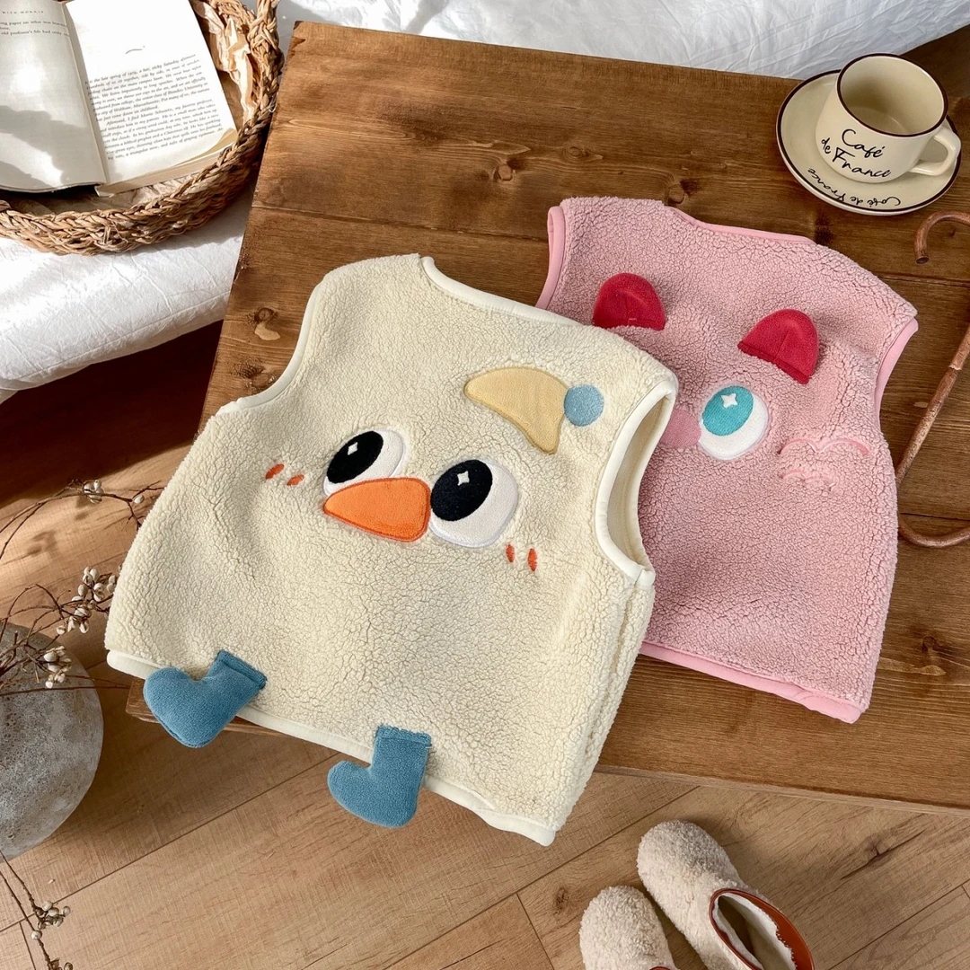 开学季儿童马甲冬季新款男童背心冬装女童马夹童装宝宝坎肩上衣潮