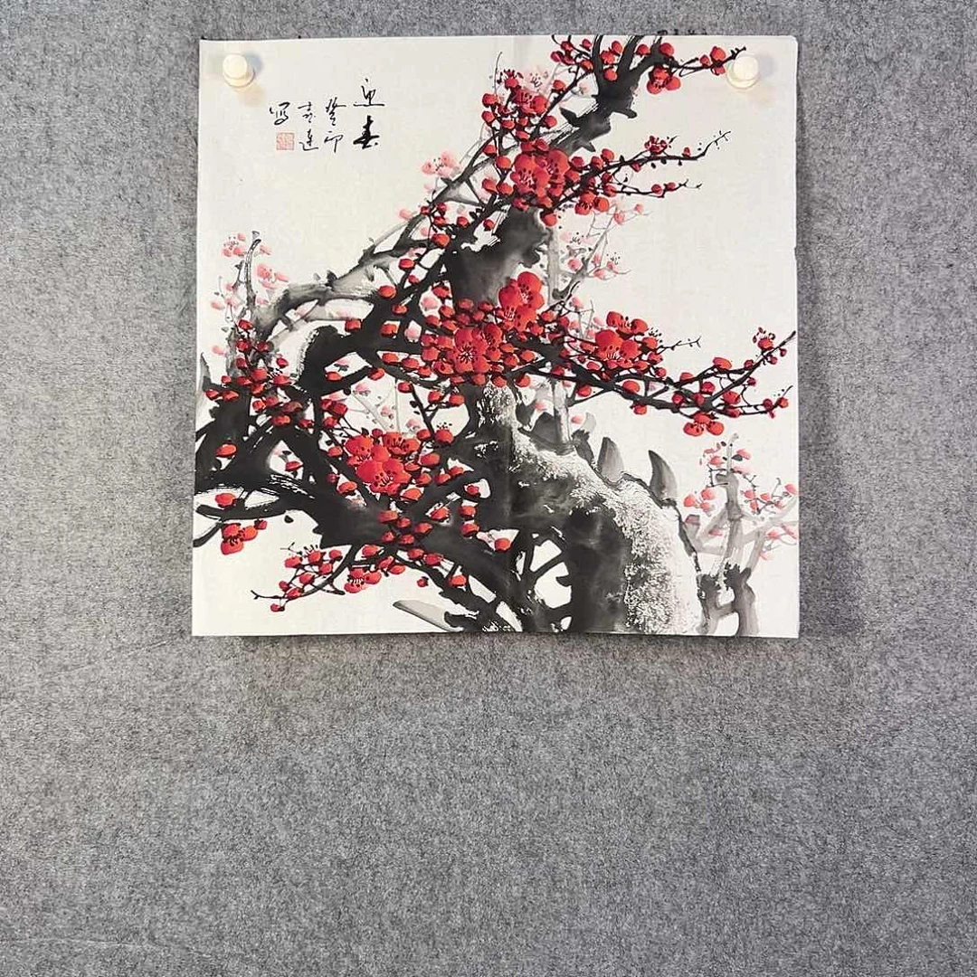 国画737 花鸟在此鸣叫时还要