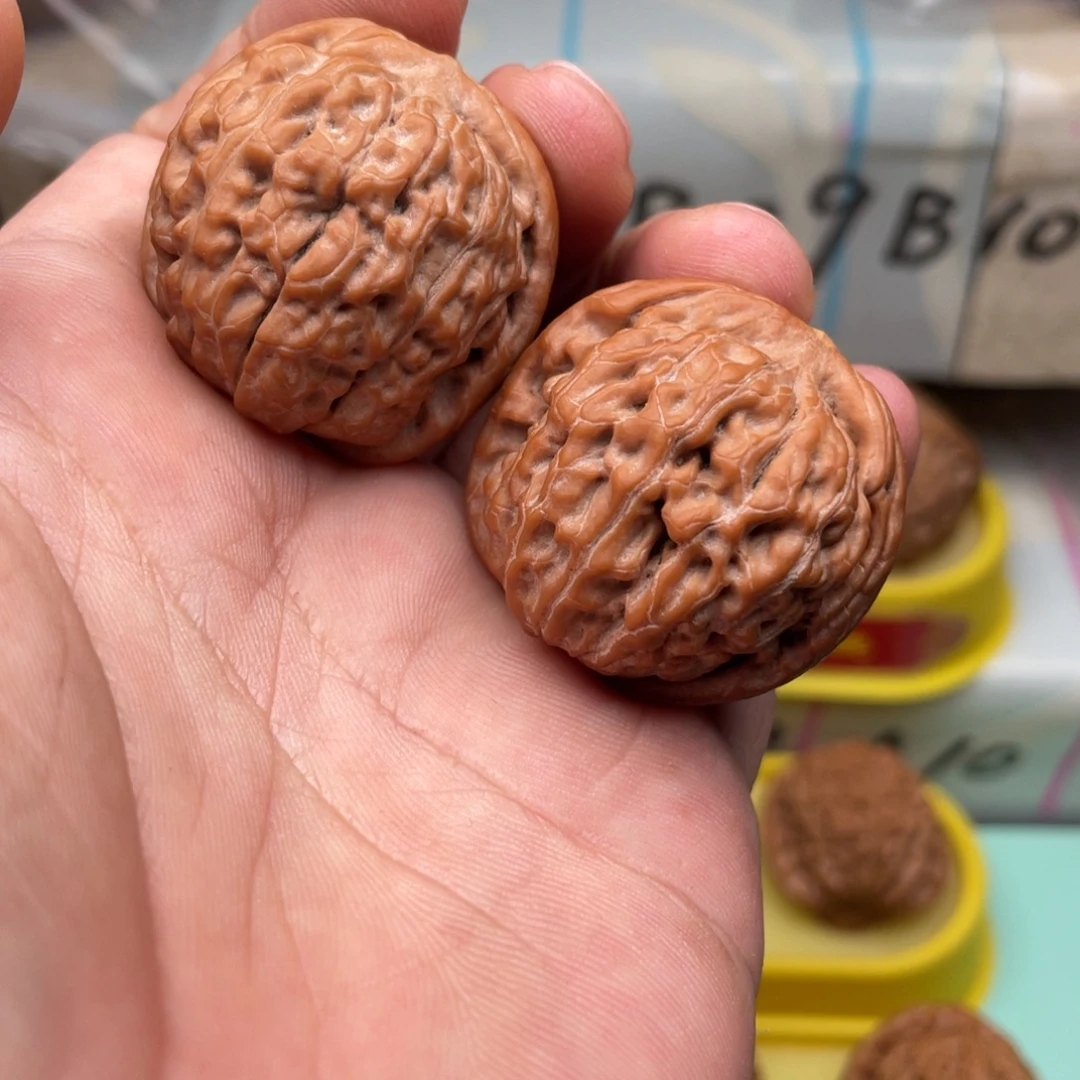 海***臣文玩核桃吊坠莲花35