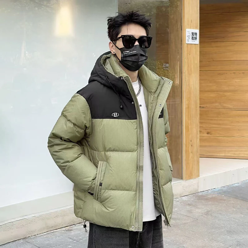 723-6507冬季御寒保暖男士百搭时尚运动潮流帅气短款修身棉外套