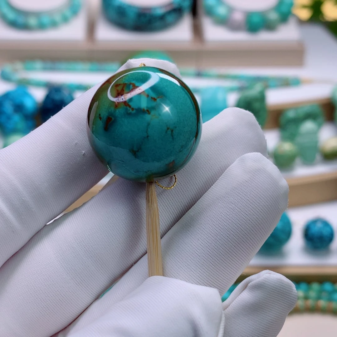 未镶嵌绿松石珠宝奇石