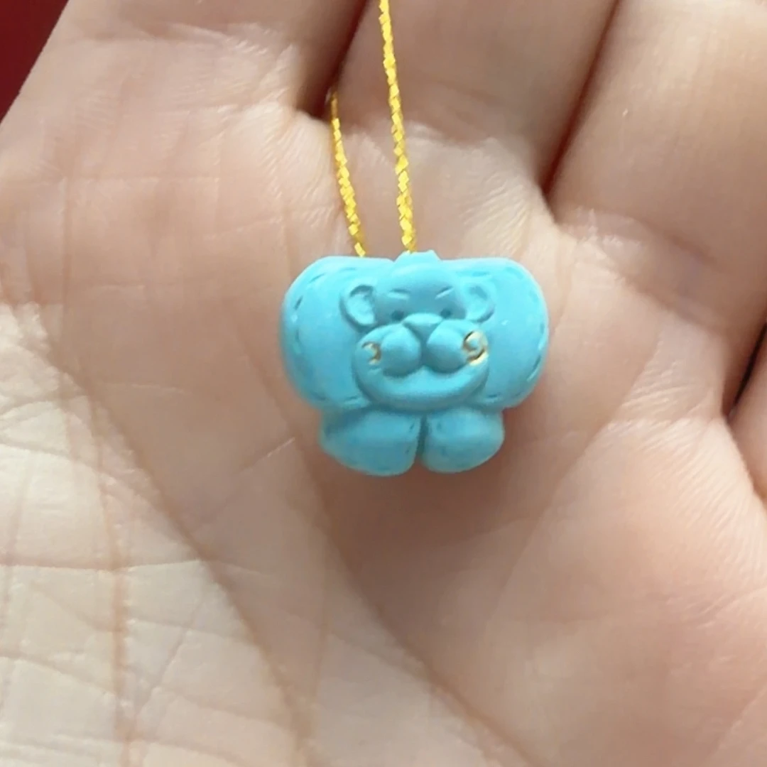 绿松石未镶嵌颈饰