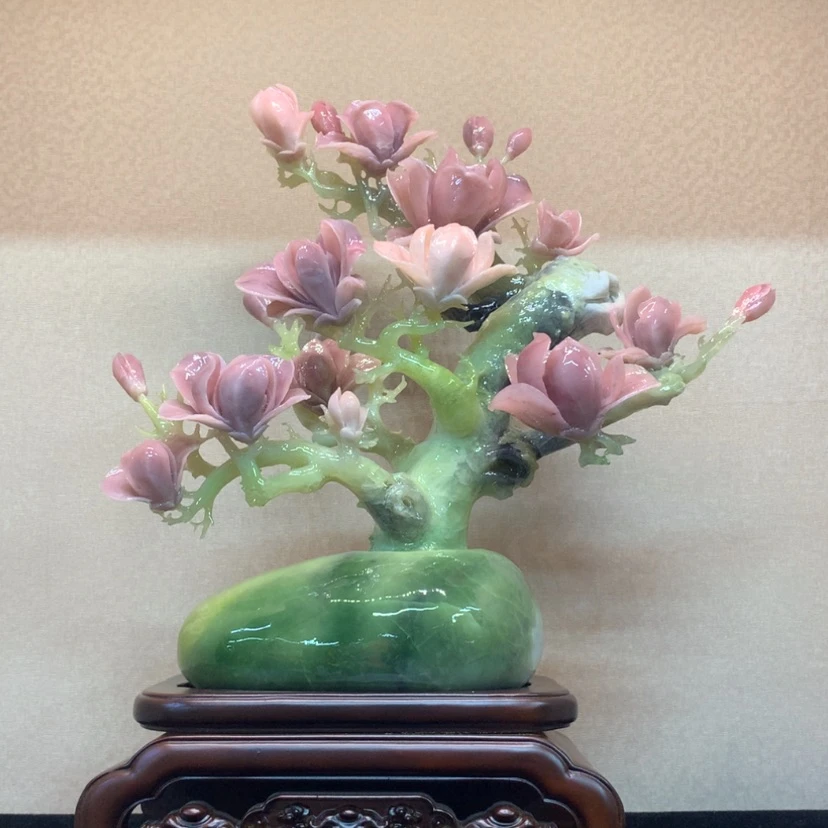 【闪购商品】未镶嵌蛇纹石玉摆件覆膜