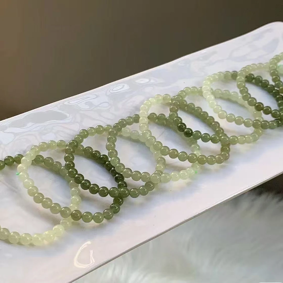 渐变和田玉晴水手串