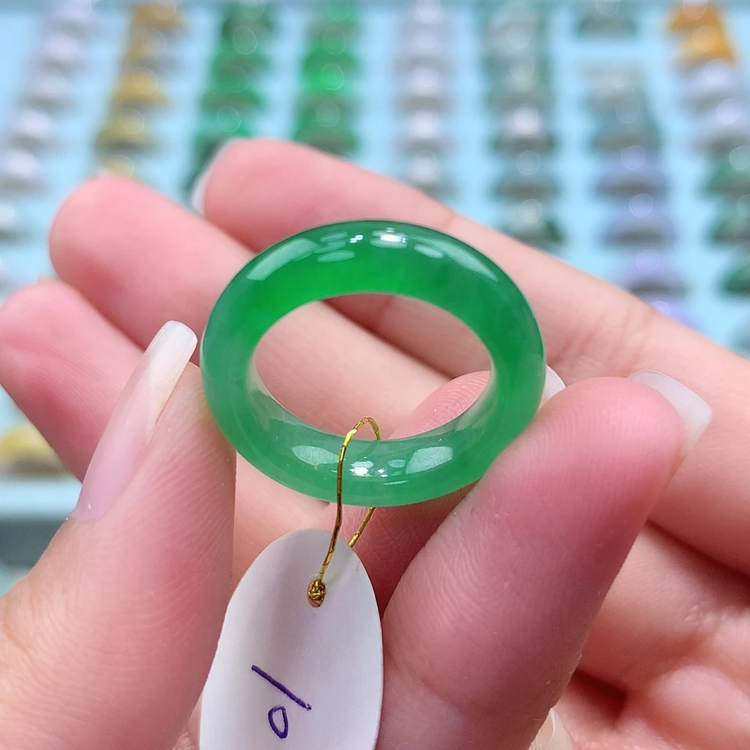 未镶嵌戒指翡翠燕*宝11圈