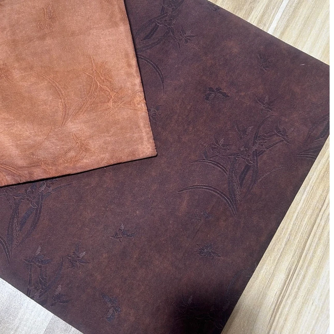 【斋居】【素心兰】红云纱茶席56*35（慢蓝S1047）