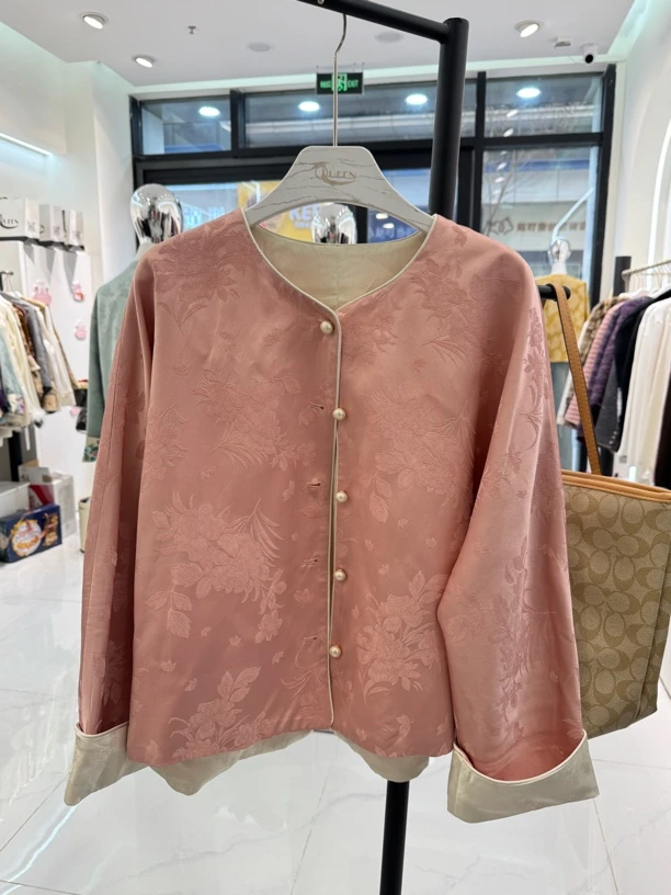 春款两面穿国风外套2025年春款