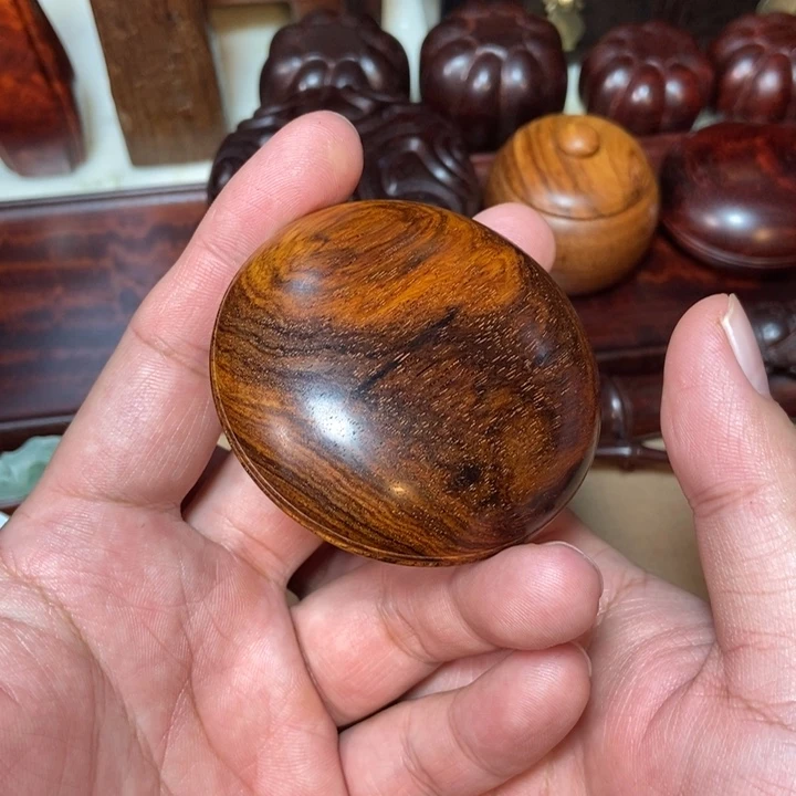 黄花梨/降香黄檀印泥盒