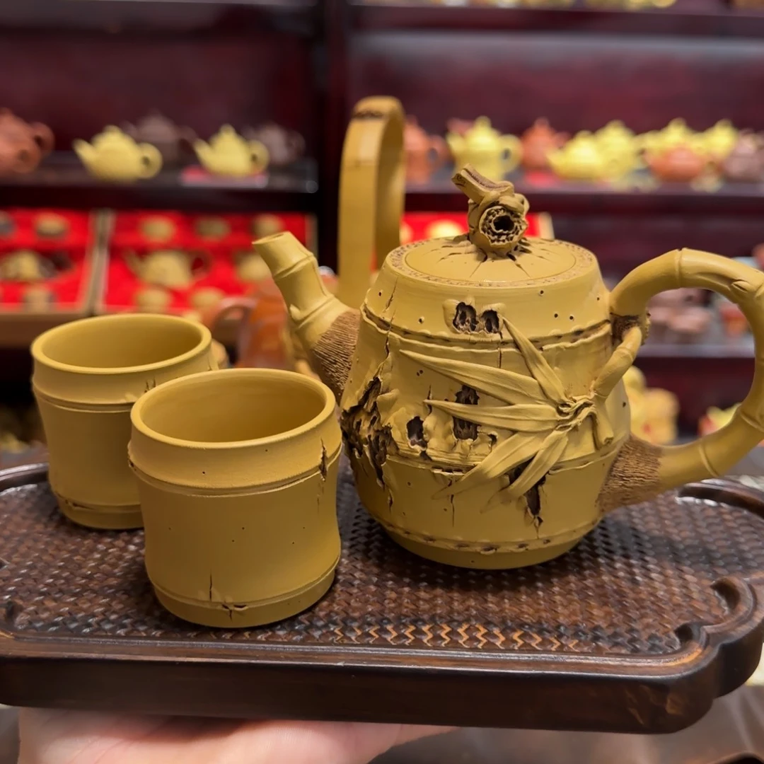 【闪购商品】紫砂茶壶竹节青蛙