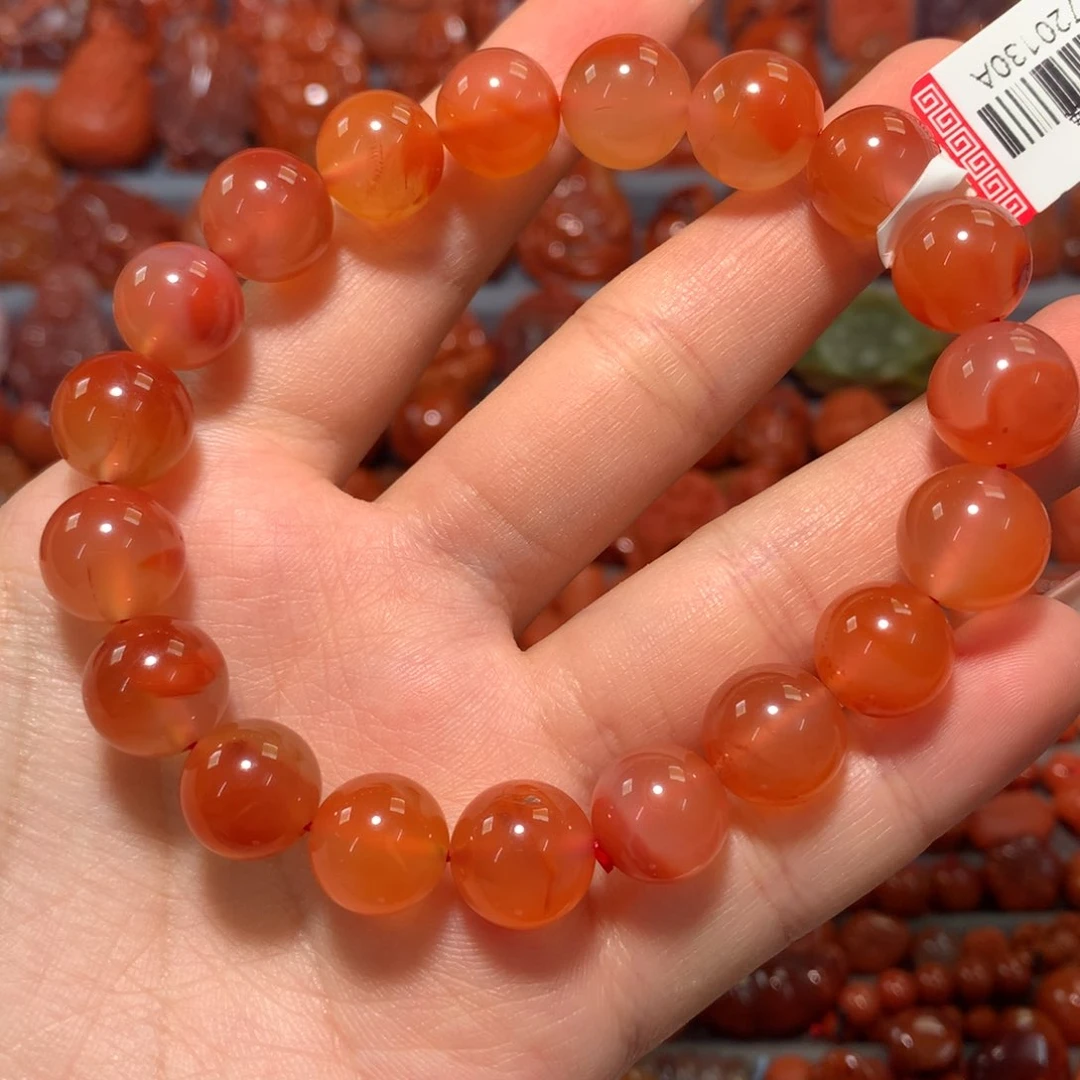 【闪购商品】未镶嵌圆珠单圈11+南红玛瑙