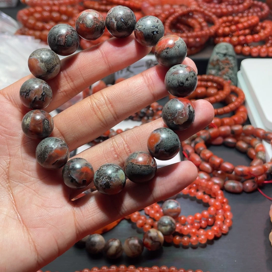 南红玛瑙手链未镶嵌