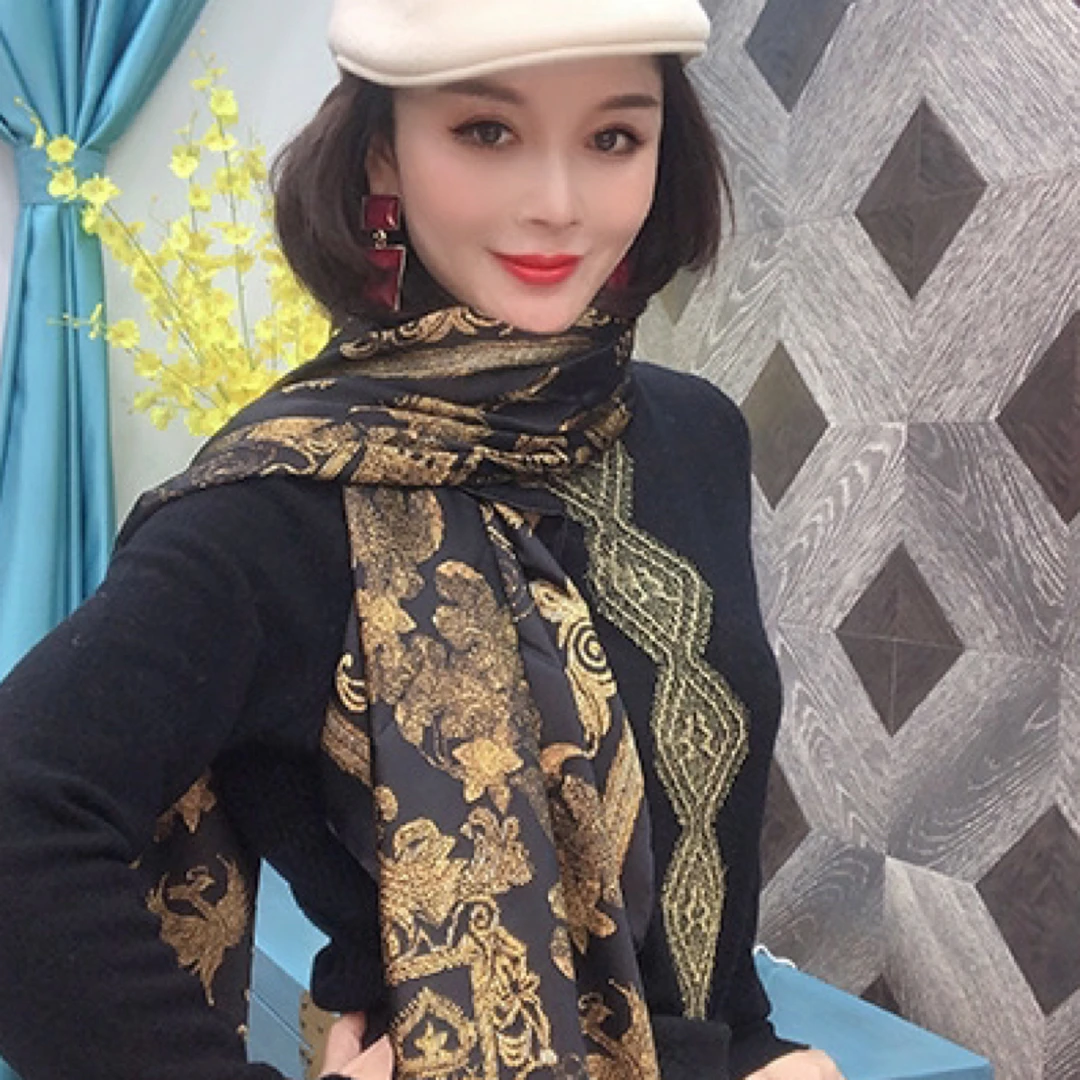 【RZ】制定桑蚕丝大丝巾大方巾